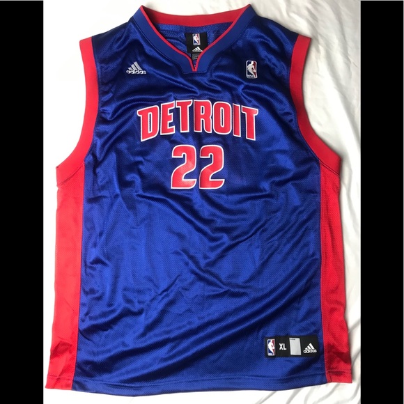 adidas Shirts & Tops Detroit Pistons Prince 22 Adidas Jersey Y Xl